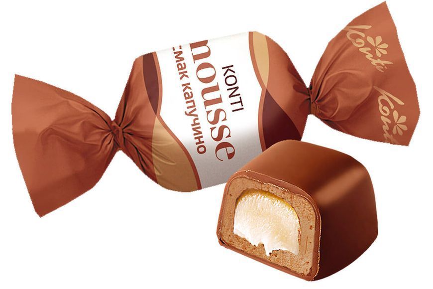 Цукерки &laquo;Konti-mousse&raquo; смак молоко/капучіно 1 кг SKU0358 фото