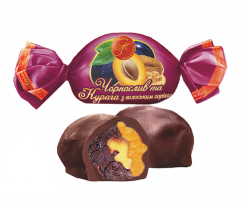 Цукерки "Чорнослив і курага з волоським горіхом" 2,5 кг SKU0181 фото